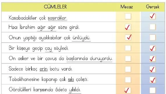 4. Sınıf Türkçe Ders Kitabı 58-59-60-61-62-63. Sayfa Cevapları MEB Yayınları 4. Sınıf Türkçe Ders Kitabı Sayfa 63 Cevapları MEB Yayıncılık