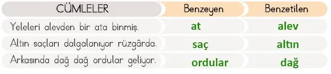 4. Sınıf Türkçe Ders Kitabı Sayfa 69 Cevapları MEB Yayınları