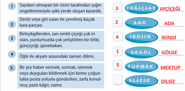 5. Sınıf Türkçe Ders Kitabı Sayfa 87 Cevapları KOZA Yayınları