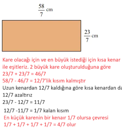 7. Sınıf Matematik Ders Kitabı Sayfa 91 Cevapları MEB Yayınları