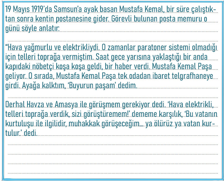 7. Sınıf Türkçe Ders Kitabı Cevapları Sayfa 91 Dörtel Yayıncılık