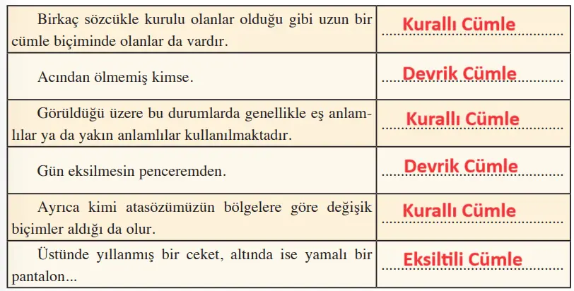 8. Sınıf Türkçe Ders Kitabı Sayfa 116 Cevapları Hecce Yayıncılık