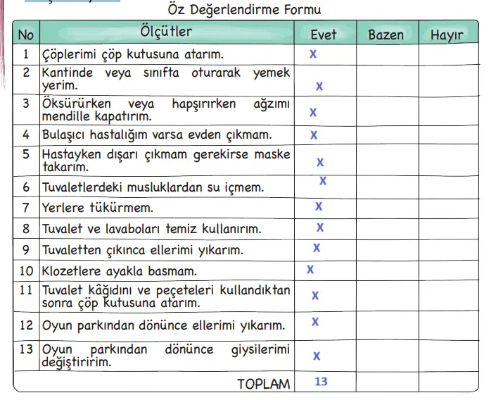 3. Sınıf Hayat Bilgisi Ders Kitabı Sayfa 112 Cevapları MEB Yayınları