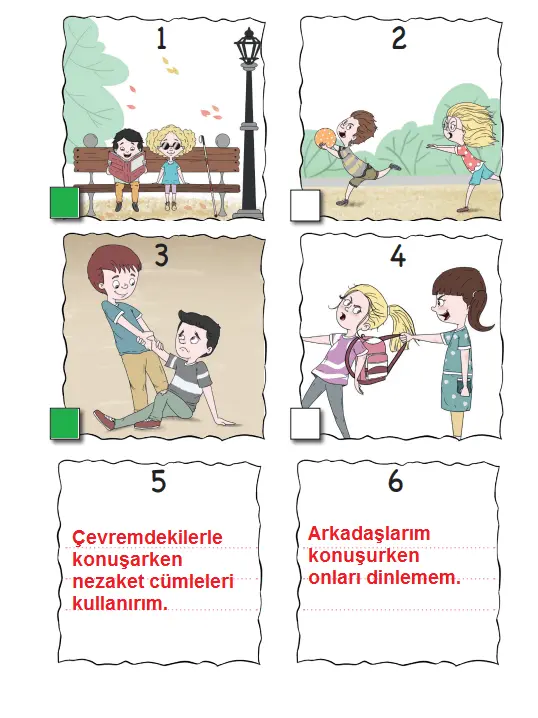 3. Sınıf Hayat Bilgisi Ders Kitabı Sayfa 24 Cevapları MEB Yayınları