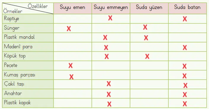 4. Sınıf Fen Bilimleri Ders Kitabı Sayfa 101 Cevapları MEB Yayınları