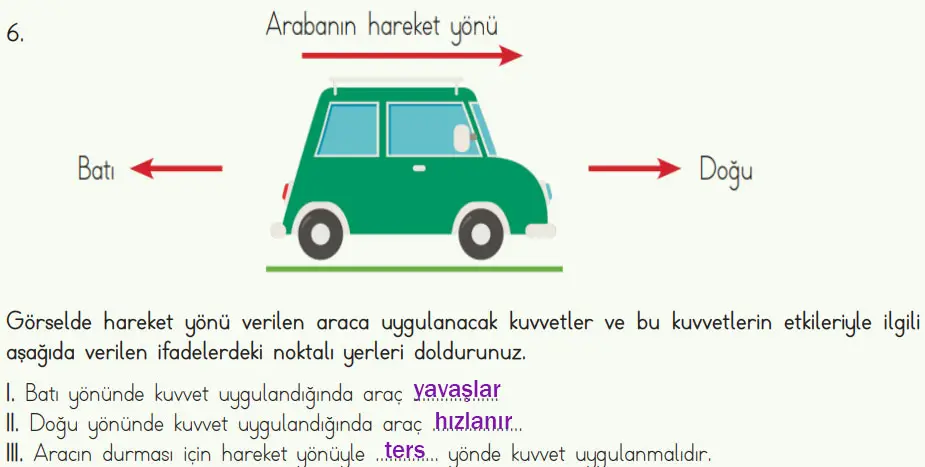 4. Sınıf Fen Bilimleri Ders Kitabı Sayfa 93 Cevapları MEB Yayınları