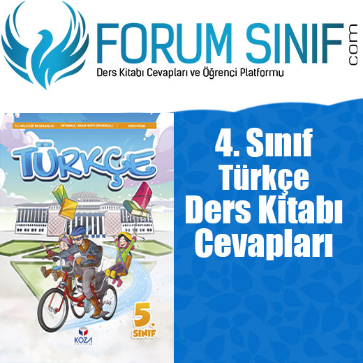 5. Sınıf Türkçe Ders Kitabı Cevapları KOZA Yayıncılık 2023
