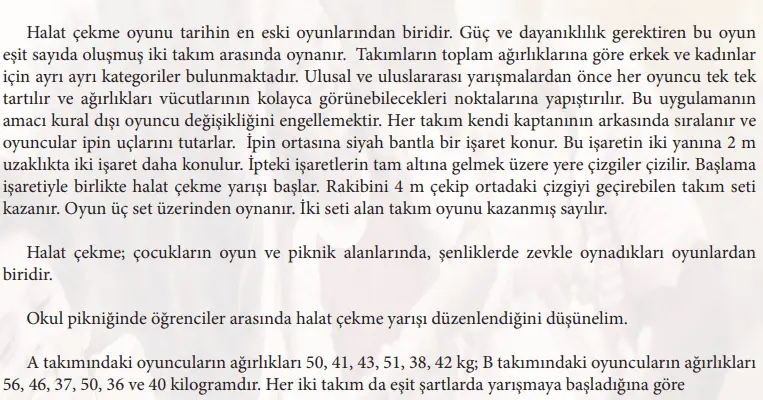 7. Sınıf Matematik Ders Kitabı Sayfa 106 Cevapları MEB Yayınları