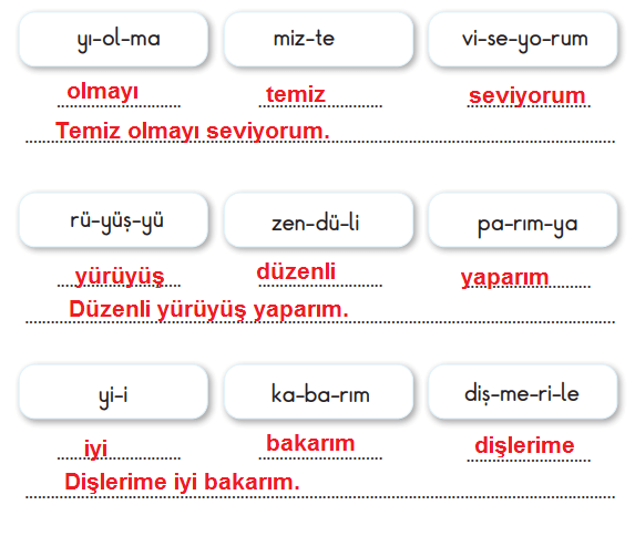 2. Sınıf Türkçe Ders Kitabı Sayfa 160 Cevapları MEB Yayınları
