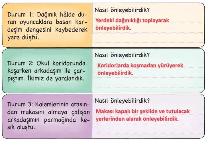 3. Sınıf Hayat Bilgisi Ders Kitabı Sayfa 126 Cevapları MEB Yayınları1
