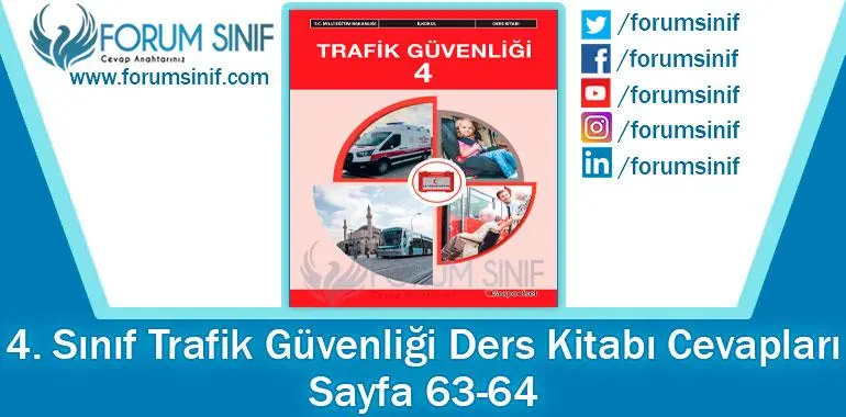 4. Sınıf Trafik Güvenliği Ders Kitabı 63-64. Sayfa Cevapları Morapofset Yayıncılık 4. Sınıf Trafik Güvenliği Ders Kitabı 63-64. Sayfa Cevapları Morapofset Yayıncılık
