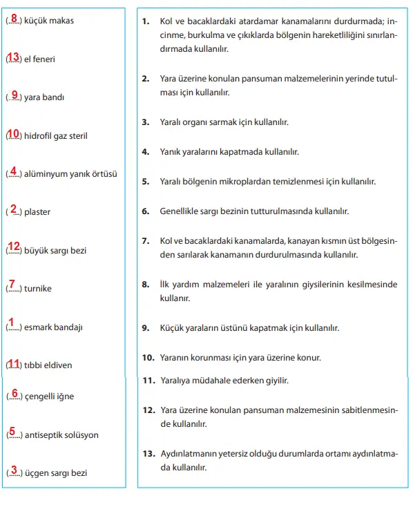 4. Sınıf Trafik Güvenliği Ders Kitabı Sayfa 62 Cevapları Morpaofset Yayıncılık