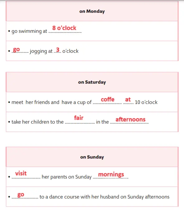 6. Sınıf İngilizce Ders Kitabı Sayfa 90-91-92-93-94-95-96. Cevapları Hecce Yayıncılık 6. Sınıf İngilizce Ders Kitabı Cevapları Sayfa 96 Hecce Yayıncılık
