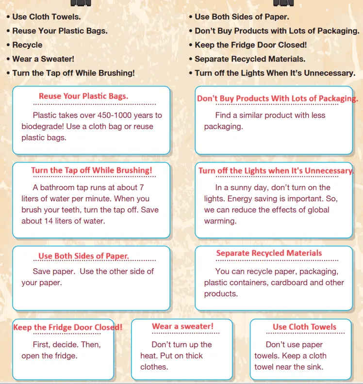 6. Sınıf İngilizce Ders Kitabı Cevapları Sayfa 140 Hecce Yayıncılık