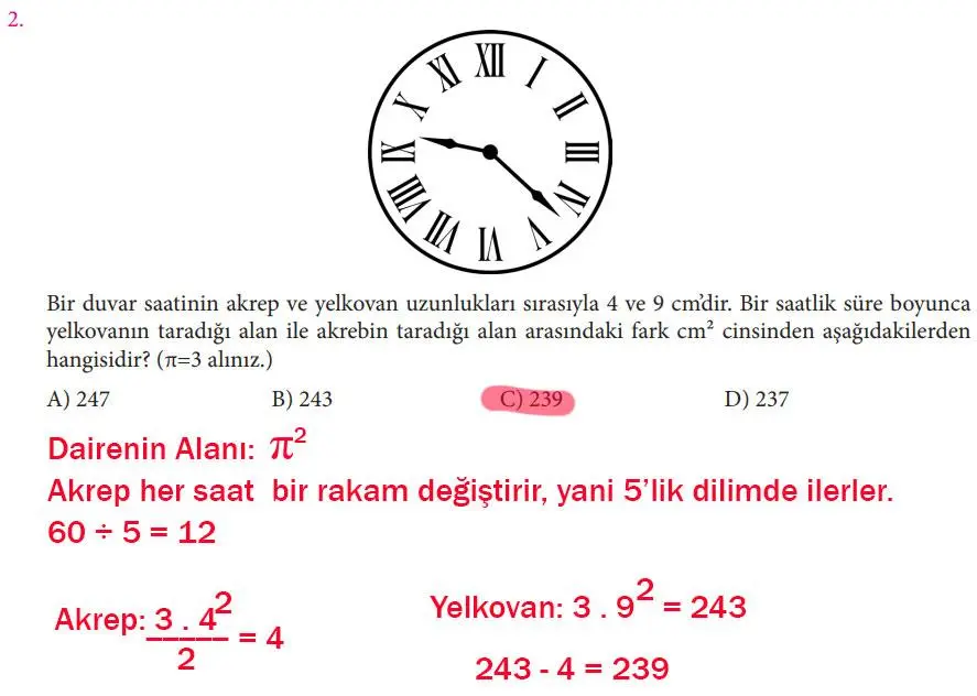 7. Sınıf Matematik Ders Kitabı Sayfa 224 Cevapları MEB Yayınları