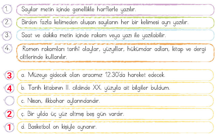 4. Sınıf Türkçe Ders Kitabı Sayfa 214 Cevapları MEB Yayınları