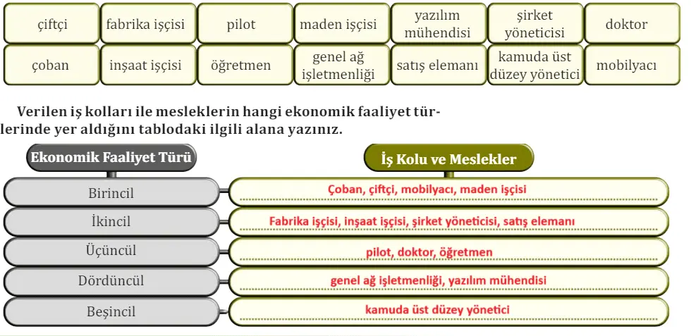 10. Sınıf Coğrafya Ders Kitabı Sayfa 217 Cevapları MEB Yayınları