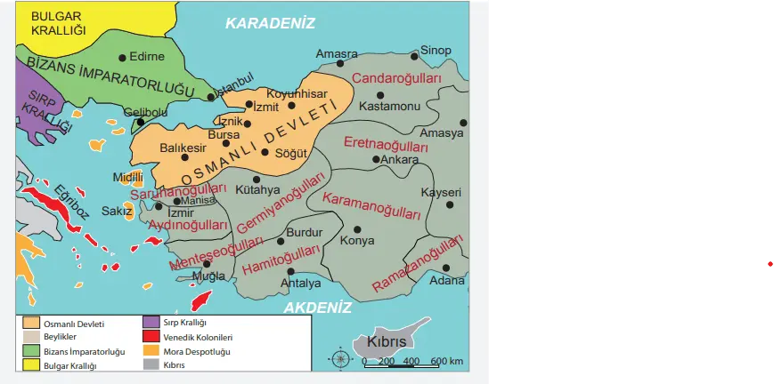 10. Sınıf Tarih Ders Kitabı Sayfa 58 Cevapları MEB Yayınları