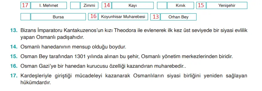 10. Sınıf Tarih Ders Kitabı Sayfa 79 Cevapları MEB Yayınları