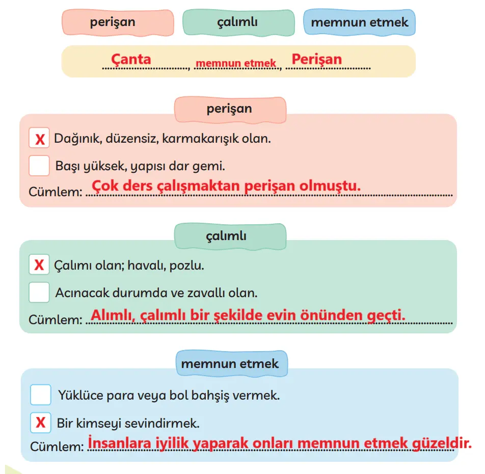 3. Sınıf Türkçe Ders Kitabı Sayfa 89-92-93-94-95-96-97. Cevapları MEB Yayınları 3. Sınıf Türkçe Ders Kitabı Sayfa 92 Cevapları MEB Yayınları