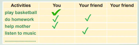 5. Sınıf İngilizce Ders Kitabı Sayfa 14 Cevapları MEB Yayınları
