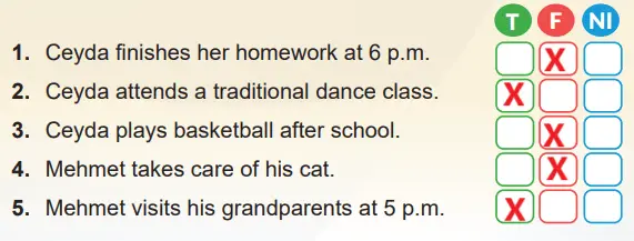 5. Sınıf İngilizce Ders Kitabı Sayfa 16 Cevapları MEB Yayınları1