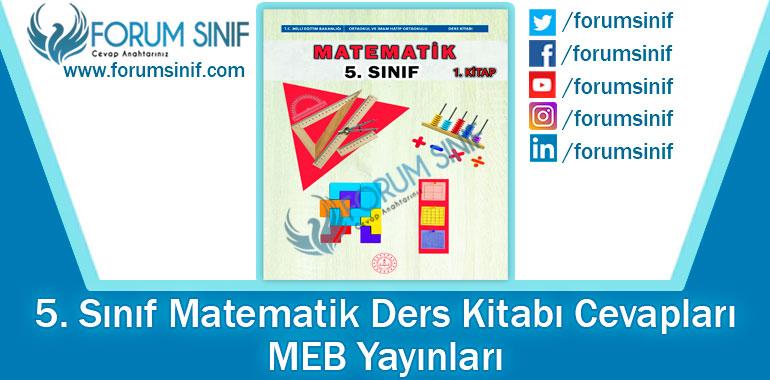 5. Sınıf Matematik Ders Kitabı Cevapları MEB Yayınları 5. Sınıf Matematik Ders Kitabı Cevapları MEB Yayınları
