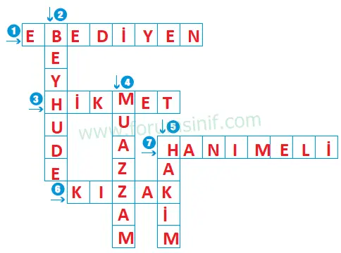 8. Sınıf Türkçe Ders Kitabı Sayfa 70 Cevapları Hecce Yayıncılık