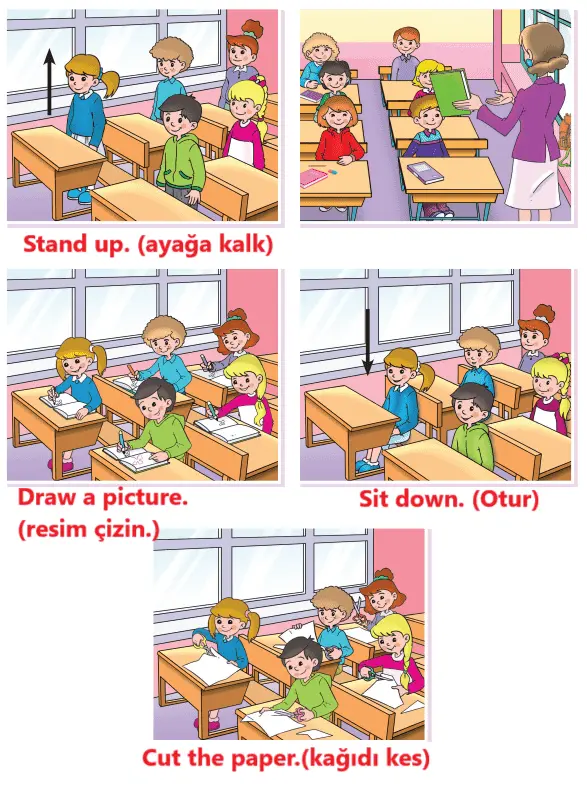 2. Sınıf İngilizce Ders Kitabı Sayfa 46 Cevapları Hecce Yayıncılık