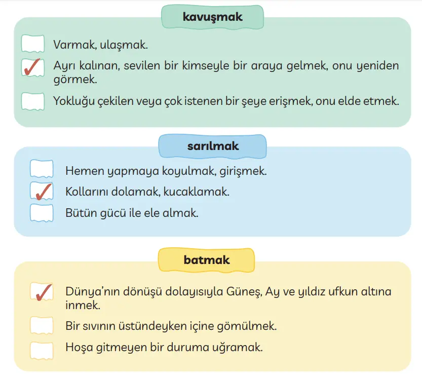 3. Sınıf Türkçe Ders Kitabı Sayfa 126-129-130-131-132-133-134. Cevapları MEB Yayınları 3. Sınıf Türkçe Ders Kitabı Sayfa 129 Cevapları MEB Yayınları