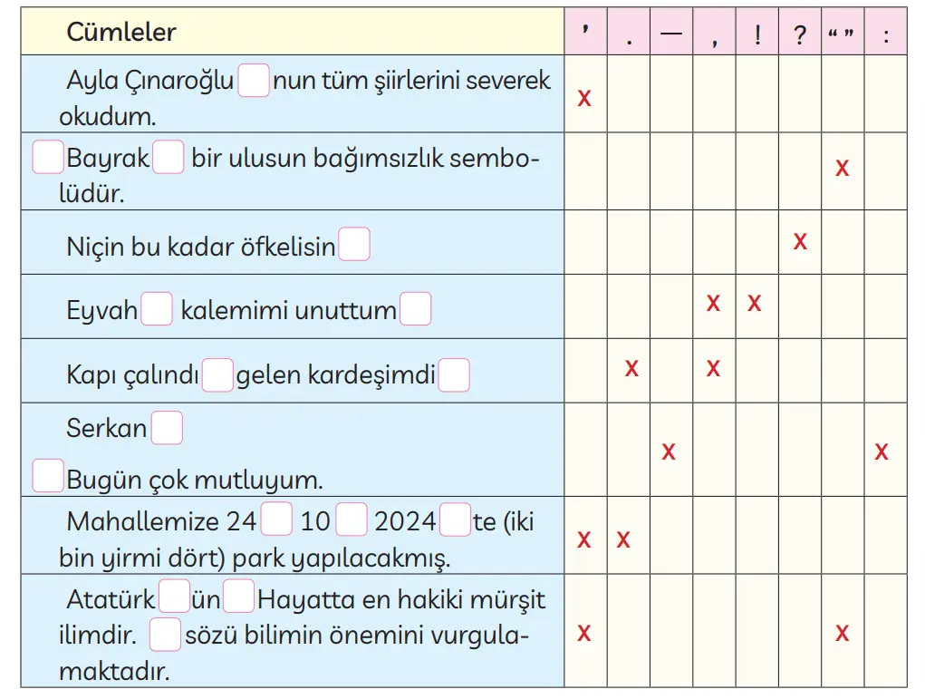 3. Sınıf Türkçe Ders Kitabı Sayfa 141 Cevapları MEB Yayınları