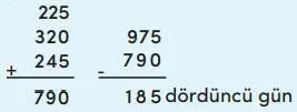 4. Sınıf Matematik Ders Kitabı Sayfa 73 Cevapları MEB Yayınları