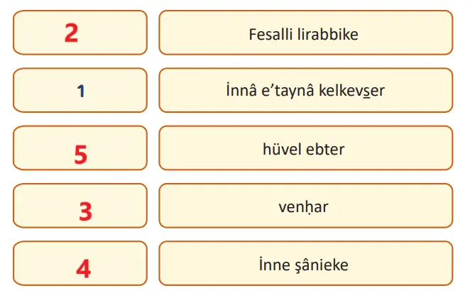 5. Sınıf Din Kültürü Ders Kitabı Sayfa 118 Cevapları MEB Yayınları