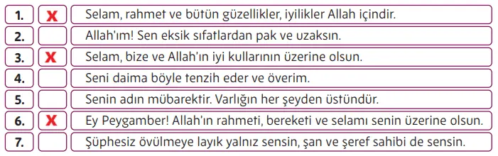 5. Sınıf Din Kültürü Ders Kitabı Sayfa 86 Cevapları MEB Yayınları