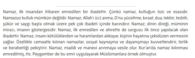 5. Sınıf Din Kültürü Ders Kitabı Sayfa 88-89-90-91-92. Cevapları MEB Yayınları 5. Sınıf Din Kültürü Ders Kitabı Sayfa 90 Cevapları MEB Yayınları