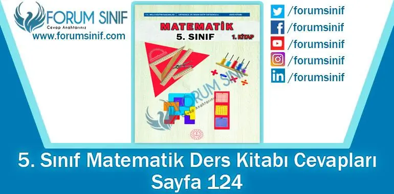 5. Sınıf Matematik Ders Kitabı 124. Sayfa Cevapları MEB Yayınları