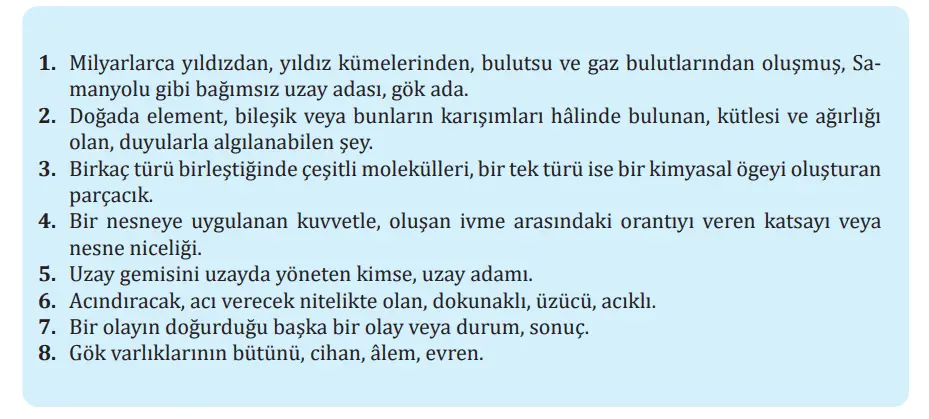 7. Sınıf Türkçe Ders Kitabı Sayfa 90-93-94-95-96-97. Cevapları MEB Yayınları 7. Sınıf Türkçe Ders Kitabı Sayfa 93 Cevapları MEB Yayınları