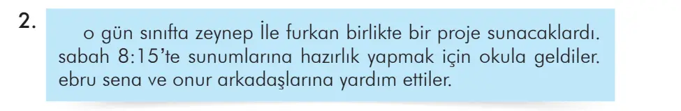 3. Sınıf Türkçe Ders Kitabı Sayfa 202 Cevapları İlke Yayıncılık