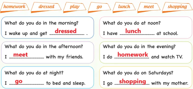 4. Sınıf İngilizce Ders Kitabı Sayfa 78 Cevapları SDR Dikey Yayıncılık1