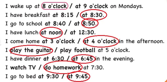 4. Sınıf İngilizce Ders Kitabı Sayfa 78 Cevapları SDR Dikey Yayıncılık2