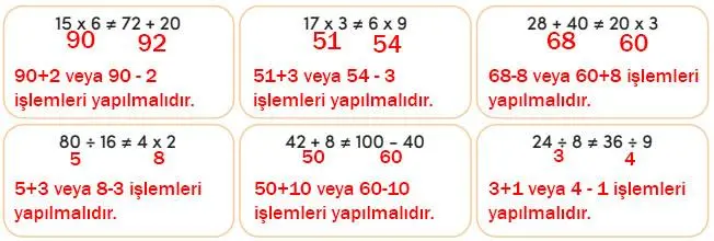 4. Sınıf Matematik Ders Kitabı Sayfa 113 Cevapları MEB Yayınları