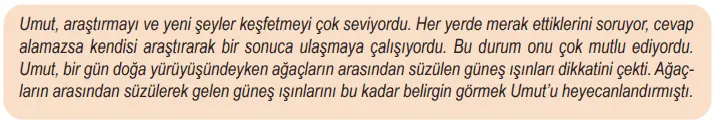 5. Sınıf Fen Bilimleri Ders Kitabı Sayfa 16 Cevapları MEB Yayınları