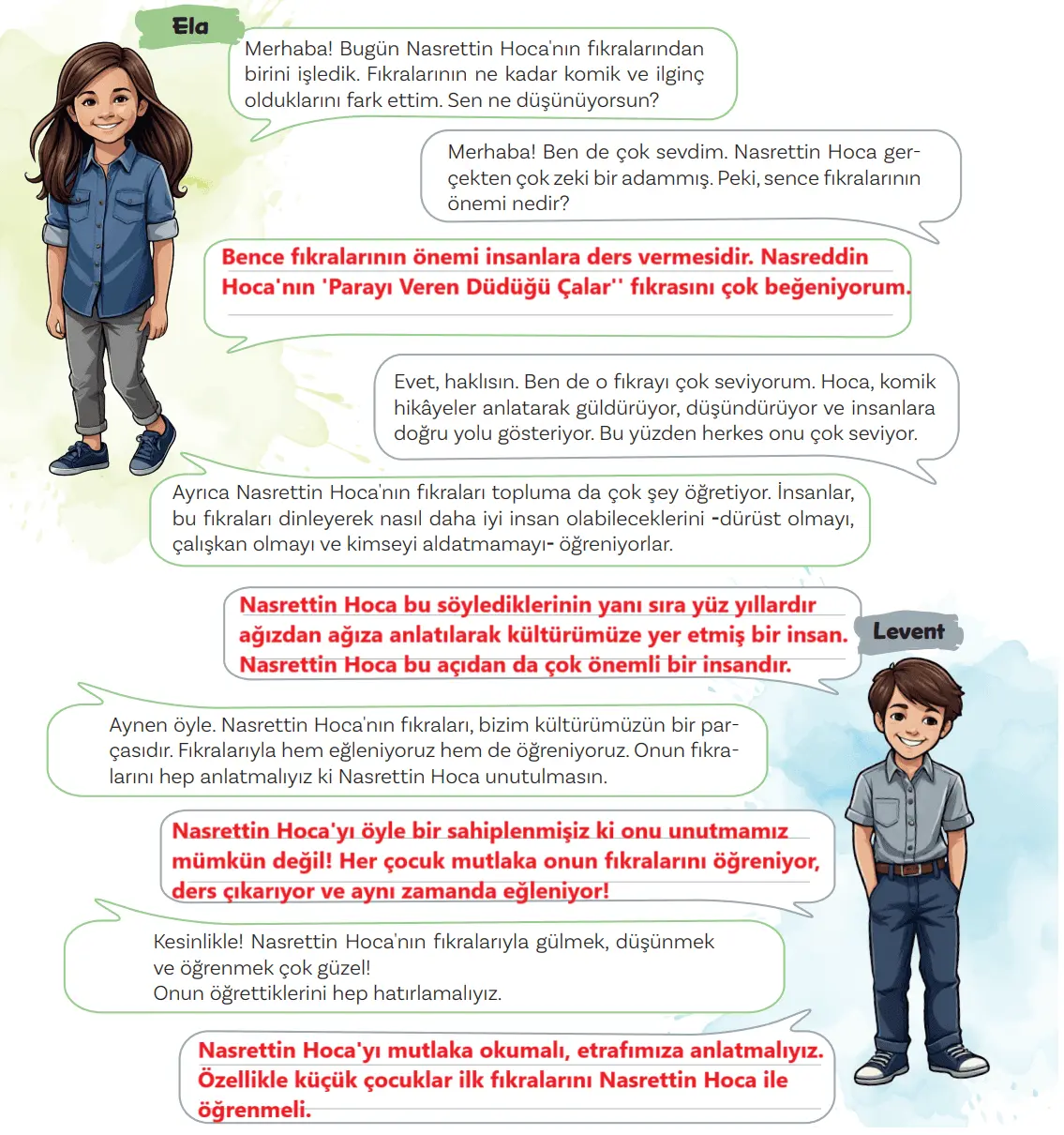 5. Sınıf Türkçe Ders Kitabı 12-14-15-16-17-18-19-20-21. Sayfa Cevapları 2. KİTAP 5. Sınıf Türkçe Ders Kitabı Sayfa 14 Cevapları MEB Yayınları