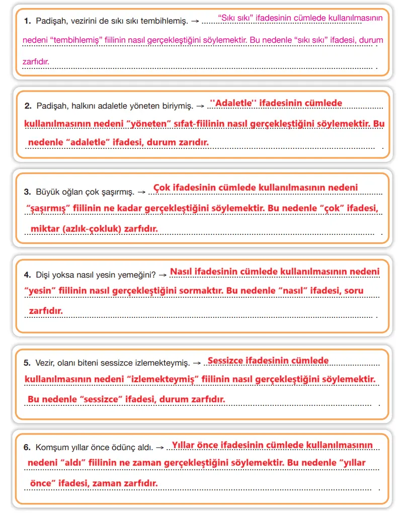 7.  Sınıf Türkçe Ders Kitabı Sayfa 111-112 Cevapları Özgün Yayınları