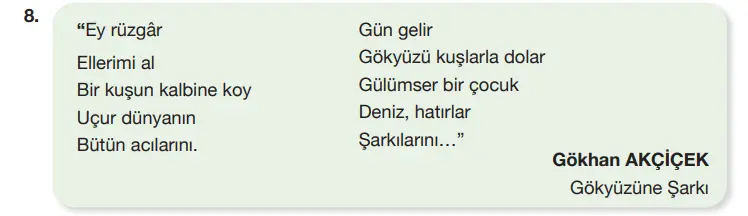 7.  Sınıf Türkçe Ders Kitabı Sayfa 166 Cevapları Özgün Yayınları