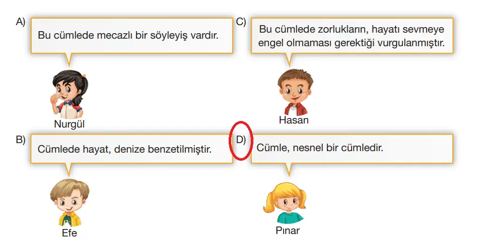 7.  Sınıf Türkçe Ders Kitabı Sayfa 167 Cevapları Özgün Yayınları