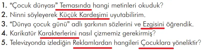 3. Sınıf Türkçe Ders Kitabı 264-265-266. Sayfa Cevapları İlke Yayıncılık 3. Sınıf Türkçe Ders Kitabı Sayfa 265 Cevapları İlke Yayıncılık
