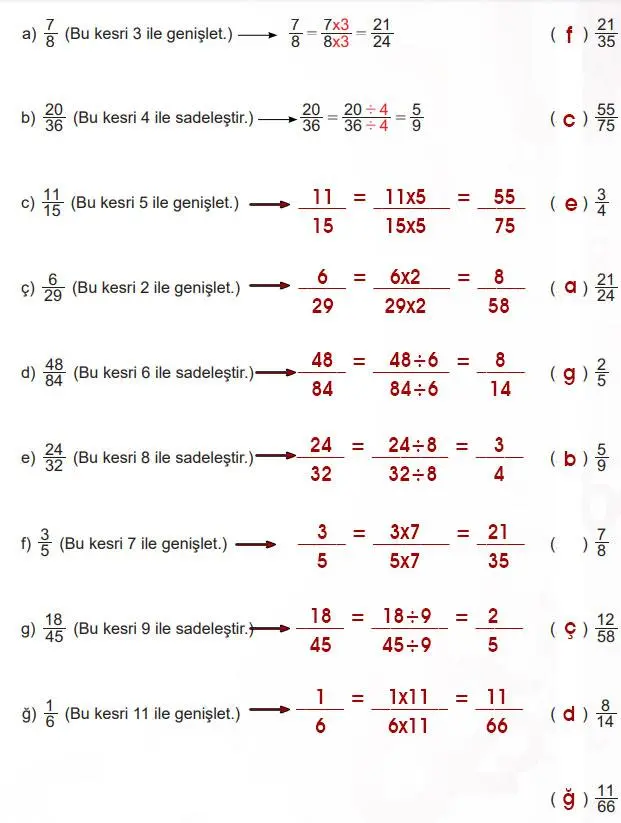 5. Sınıf Matematik Ders Kitabı Sayfa 15 Cevapları MEB Yayınları