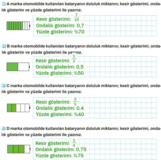 5. Sınıf Matematik Ders Kitabı Sayfa 31 Cevapları MEB Yayınları