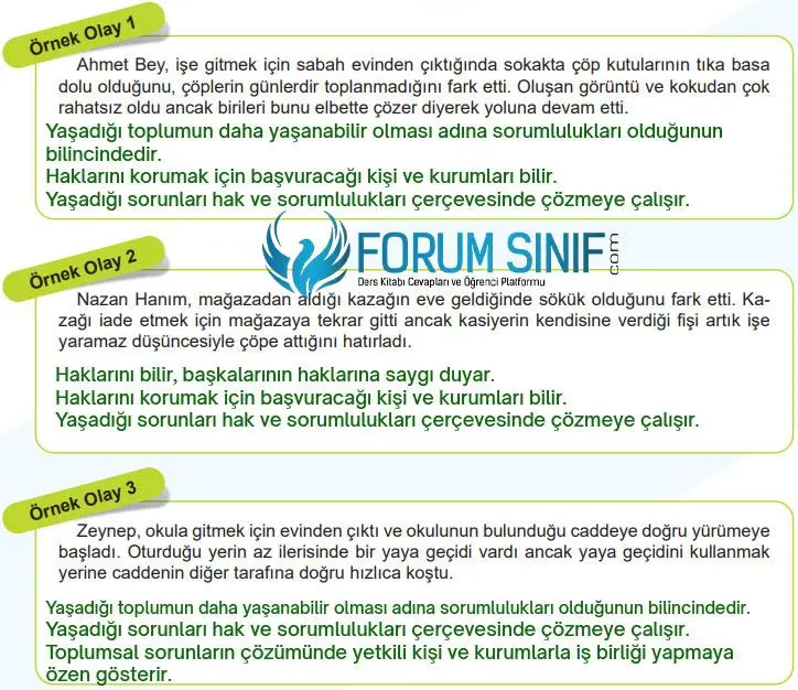 5. Sınıf Sosyal Bilgiler Ders Kitabı Sayfa 60-61-62-63-64-65. Cevapları MEB Yayınları 5. Sınıf Sosyal Bilgiler Ders Kitabı Sayfa 64 Cevapları MEB Yayınları